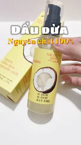 Dầu dừa nguyên chất tự nhiên lành tính tốt cho làn da và mái tóc #xuhuong #xuhuongtiktok #review #reviewlamdep #daudua #dauduanguyenchat #dauduakimlong #dadep #toc #goclamdep 