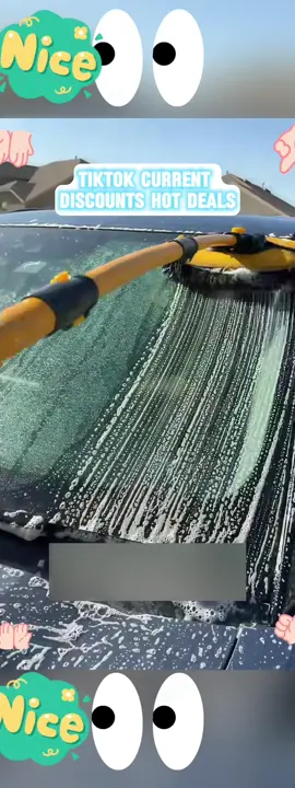 Car Wash Mop Car Brush Foam Bristle Brush Retractable Cleaning No Harm Car Duster #carwashmop #tiktokshopspringglowup #spotlightfinds 