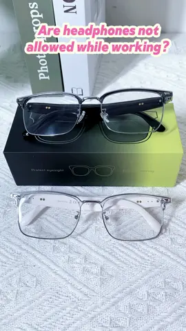 You are not allowed to wear earplugs at work. You can try this.#smartglasses #Bluetoothglasses #eyewear #fashionable #socool #glassestrend #sunglasses #fyp 