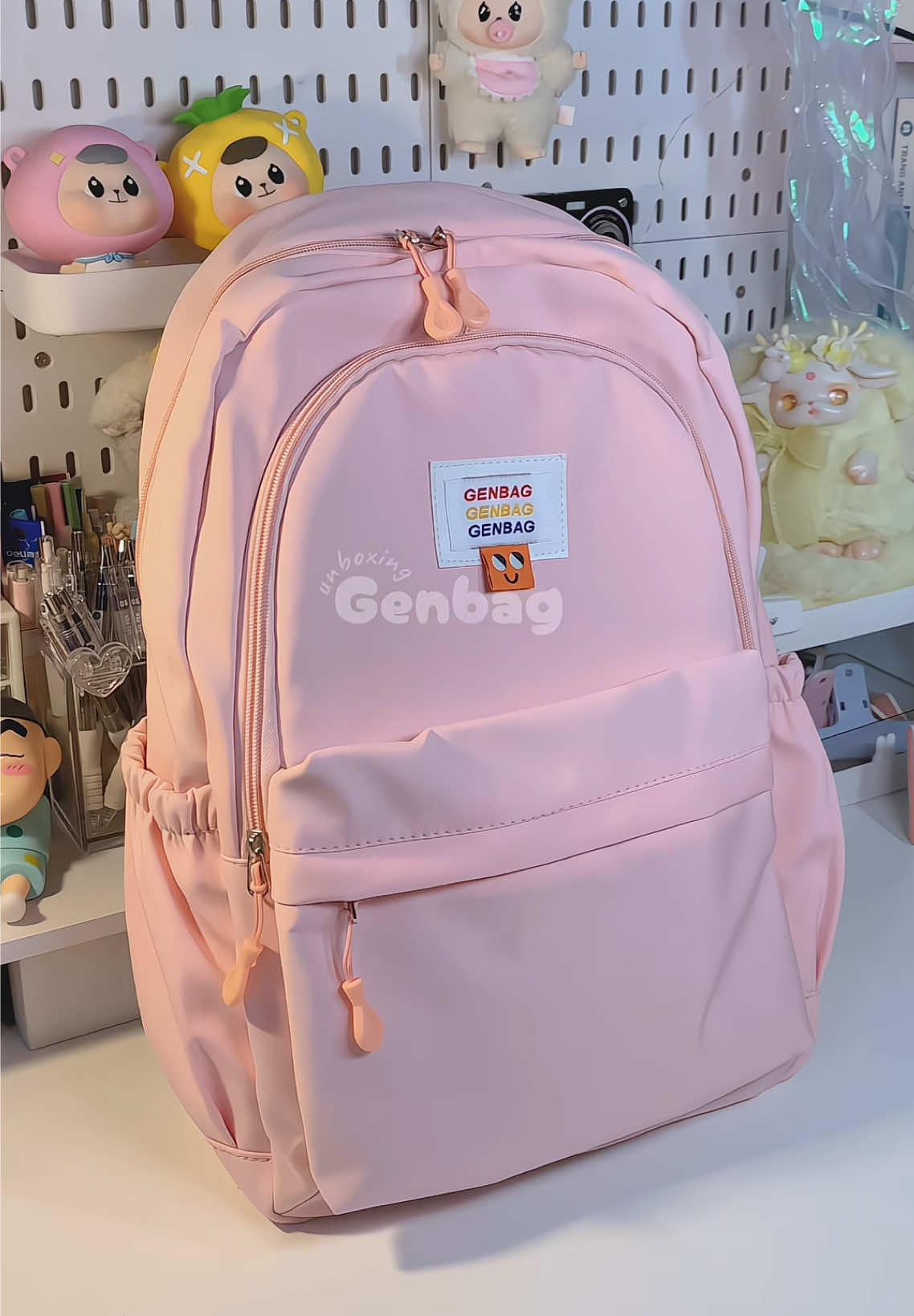 cái màu hồng siuu cưng 💗💗 #xuhuong #viral #genbag #balo #balogenbag #balodihoc #balohocsinh #balodilam @Genbag 