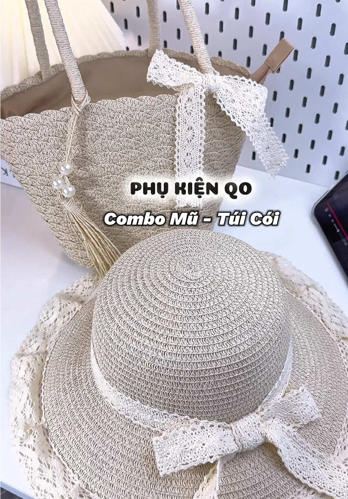 Hè rồi tậu combo túi cói siu xinh zá hạt dẻ 🌰 này đi biển 🌊 thui mí bà ơiii 😍💕@Phụ kiện QO#mutuicoidululich #mutuicoimuahe #mutuicoiqo #tiemtaphoacuachannie #viral #trending #xuhuong 