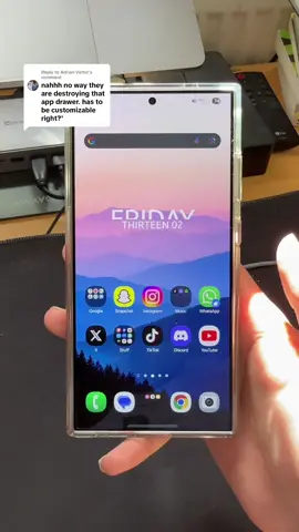 Replying to @Adrian Victor How to change the app drawer One UI 7 | W @🇬🇧 Eshan 🇧🇩 #tech #techtok #techtips #apple #iphone #samsung #s25ultra #oneui7 #s24ultra 