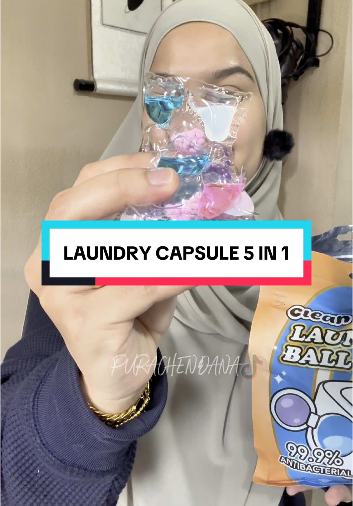 laundry capsule 5 in 1. lengkap dengan sabun, pewangi, pelembut, antibacteria & colour protection. #laundrycapsule #laundrypod #sabunlaundry #sabunbadan 