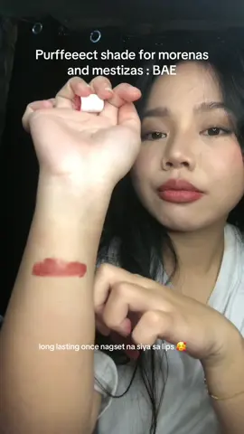 Looking for perfect shadeeee for all skin type??? I got chuuu Shade: BAE #carelineph #careline #mattelipstick #morena #mestiza #fypviral 