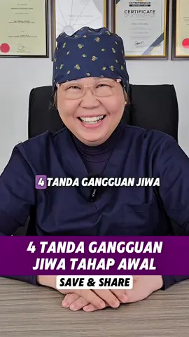 Ada ke tanda ni? 4 Tanda Gangguan Jiwa Tahap Awal #kesihatanmental #GangguanJiwa #jiwakacau  #MentalHealth #TipsKesihatan #infokesihatan #NoraMun #MentalHealthAwareness #mentalillness @Noori | Ahli Farmasi 
