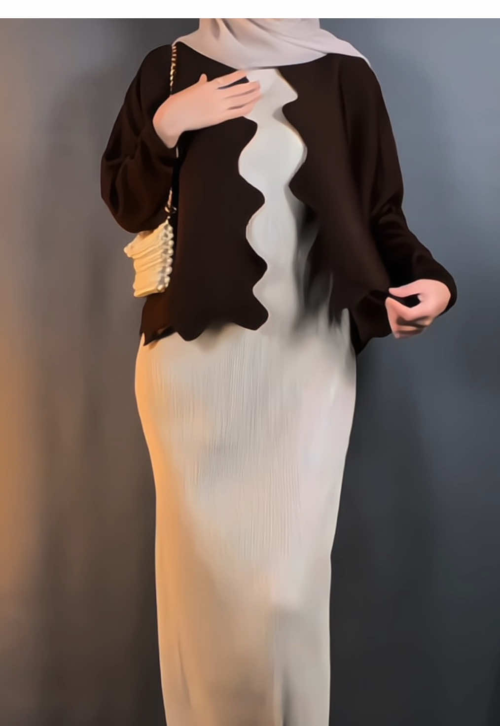 spill disini ➡️ @windanr  #cardiganplisket #cardiganpleats #innerplisket #innerdress #dresscardigan #ootdhijab #outfitideas 