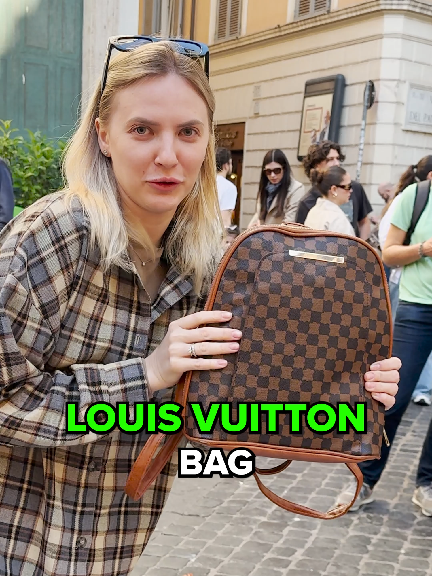 She Asked A Stranger To Paint Her Louis Vuitton...