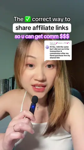 Replying to @💕Cassie J_可芯💕 Here’s the correct way to share TikTok Shop affiliate links #tiktokshopaffiliate #tiktokshopcreator #tiktokshopaffiliateprogram #earncommission #tiktoksidehustle #tiktokaffiliateprogram #makemoneyontiktok #smallcreatorsontiktok #tiktokcoach #affiliatetiktokshop 