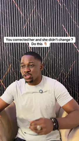 Once you correct your girlfriend on something and she did not change, you don’t need to stress it, just break up, don’t give her second chance, people hardly change! #viral_video #fyp 