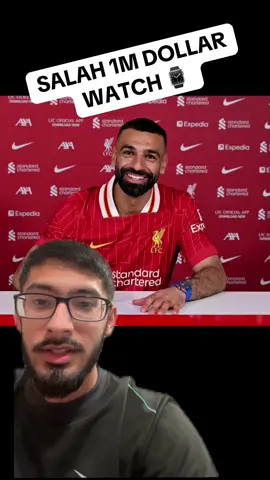 Salah 950,000 dollars Richard Mille watch #mosalah #salah #lfc #lfc #fyp 