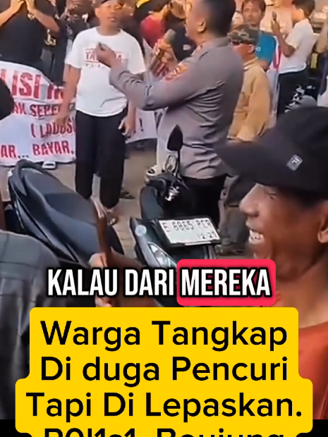 Viral Ratusan warga Desa Amis, Kecamatan Cikedung, Kabupaten Indramayu, berunjuk rasa di kantor polsek setempat. Mereka menuntut polsek untuk menangkap kembali terduga pelaku pencurian di desa mereka. Sebelumnya warga menangkap seorang terduga pelaku pencurian lalu diserahkan ke Polsek Cikedung. Namun belakangan terduga pelaku dilepas kembali.  (Sc ig indramayuterkini) #berita #beritatiktok #beritaviral #pencurian #indramayu #polri 