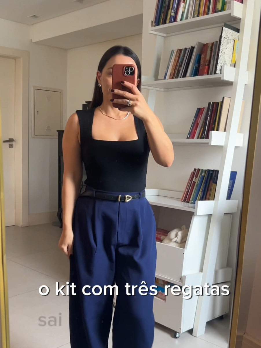 Regata Feminina Decote Quadrado Alça 🧡 Conforto e estilo para o seu dia a dia! Tamanhos: do P ao GG 1 por R$ 34,90 2 por apenas R$ 59,90 #meninas #viral #modafeminina #achadinhos #itgirl #viralditiktok #blusas 