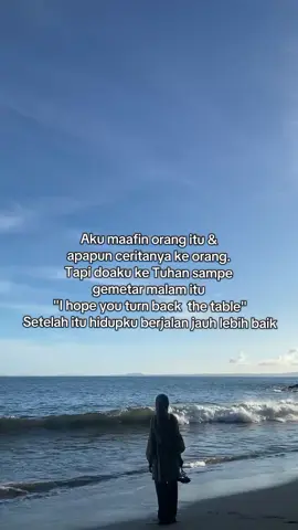 Tidak marah, tidak dendam, cukup selesai.