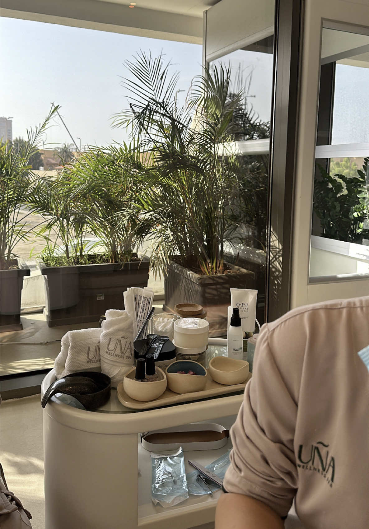 أروق و أرّق سبا فيكي يا جدة 🤍🍃 #صوالين_جدة #بدكير #اونيا #سبا #صالون #una #spa #jeddahsalon #jeddah #salon 