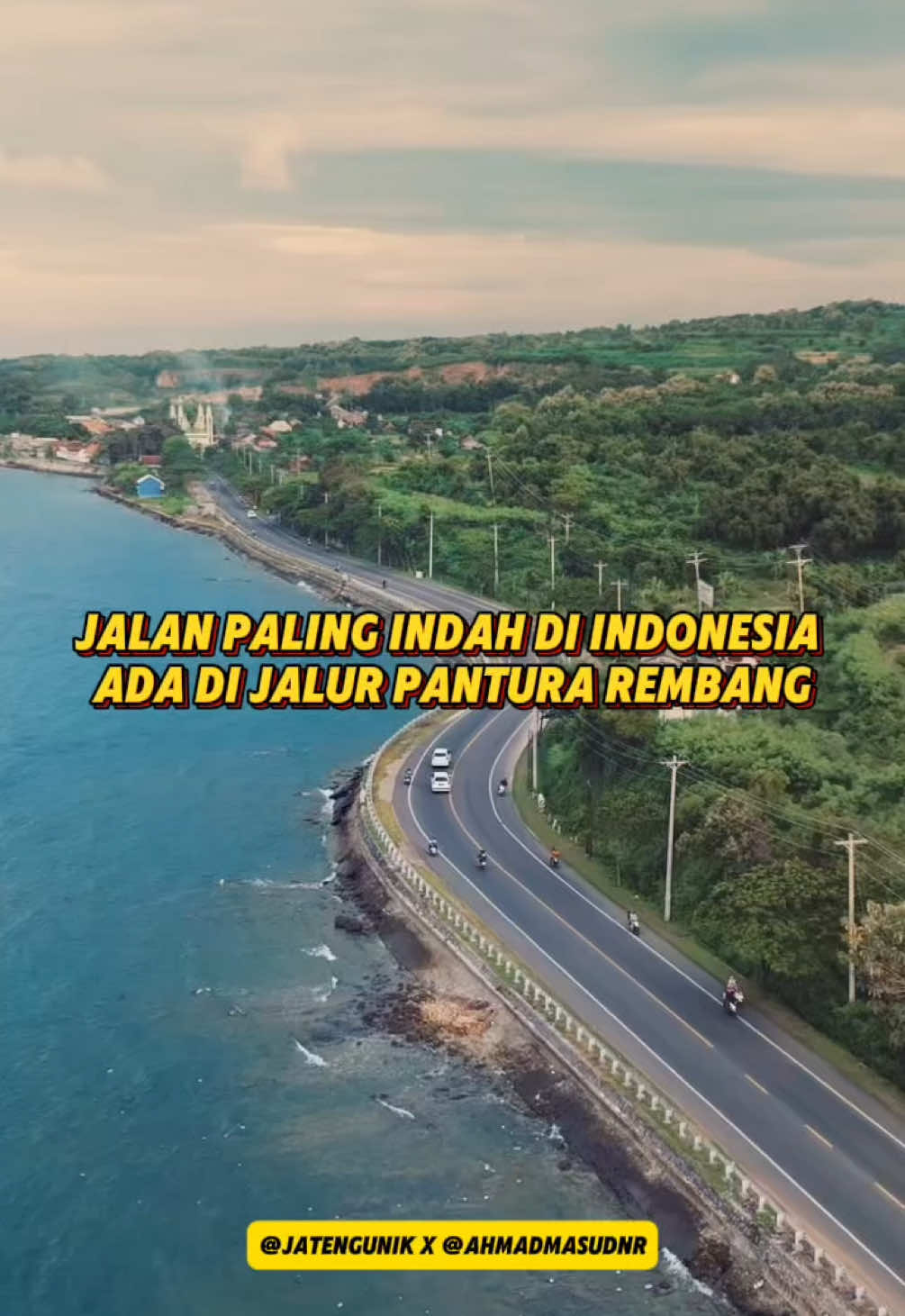 Jalan Paling Indah di Indonesia Ada di Jalur Pantura Rembang … #rembang #rembang24jam #rembanghits #jatenghits #jateng24jam #wisatajateng 