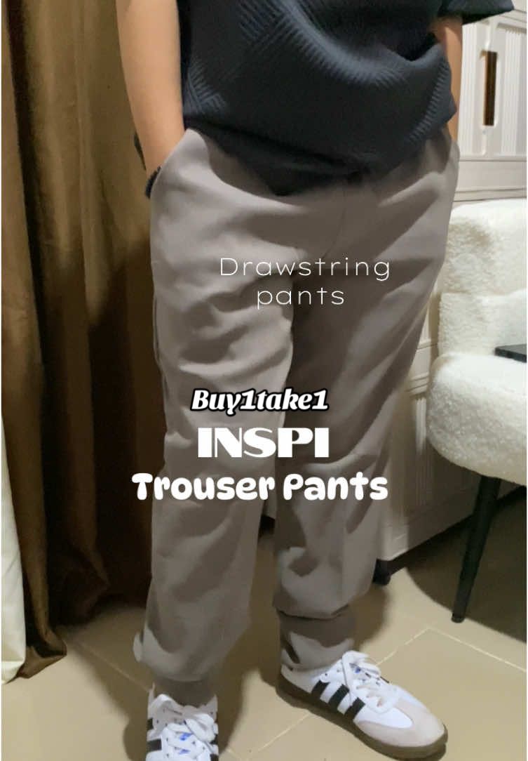 Buy1take1 trouser pants with pocket and drawstring . #drawstringpants #trouserpants #pants #pantsformen #strechablepants #formalpants #buy1take1pants #buy1take1 @INSPI 