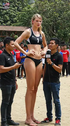 Tallest Female Volleyball Player in the World! 🥇 | #volleyball #sportwomen #tallgirl #tallwoman 