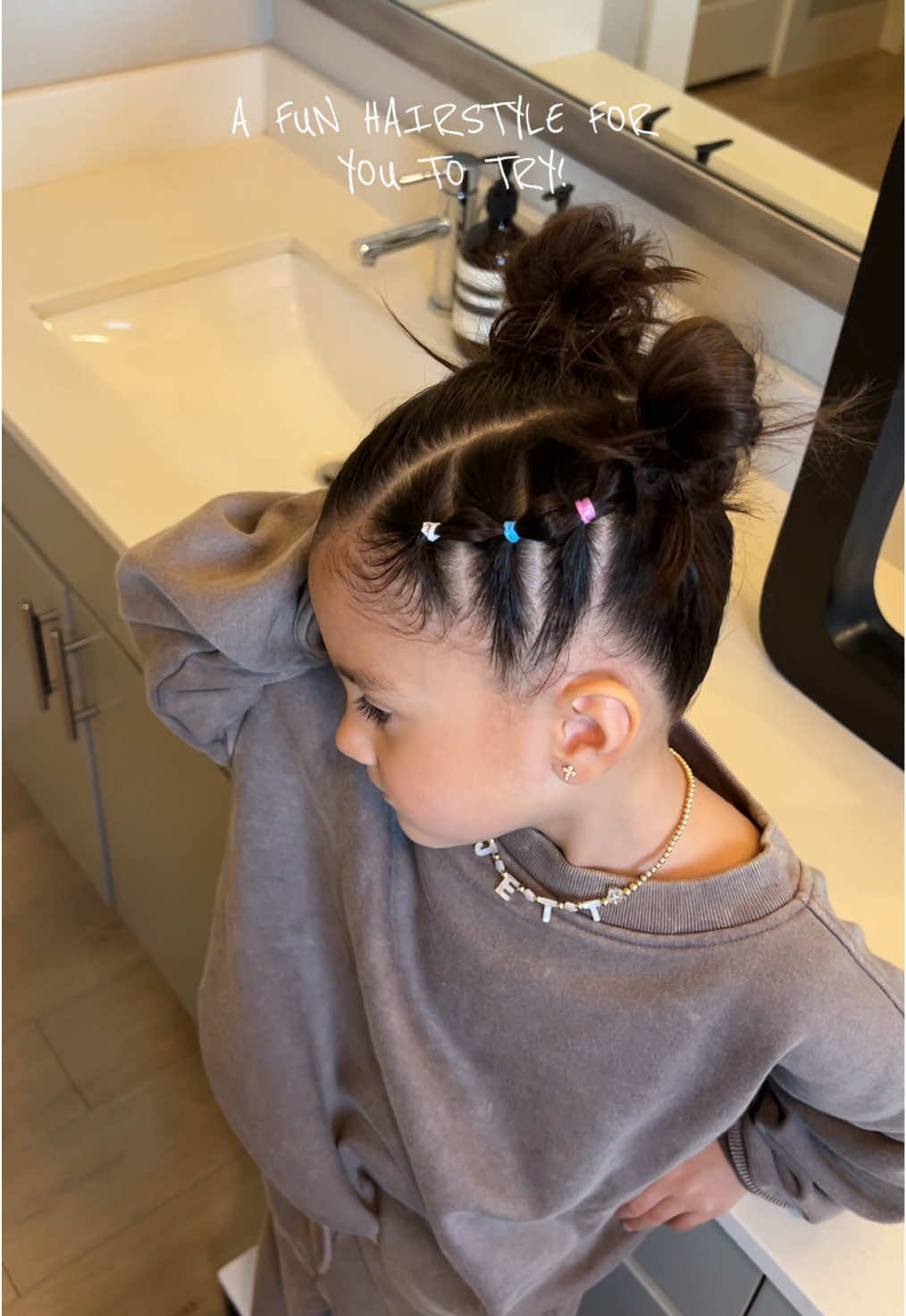 NEW FAV! 🩷⭐️🩵 Put a little twist on this hairstyle from @Kinley Carpenter | Hairstyles @shopbanksgirl !!!  #kidshairstyles #trending #mommyandme #Lifestyle #cleangirlaesthetic #hairhack #hairstyle #hairtutorial #hairinspo 