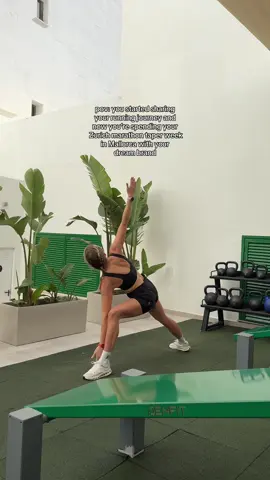 pinch me #Running #marathontraining #dreamon #onambassador #stretching #mallorca #runnersyoga #yoga #Running #runner #runninggirl 