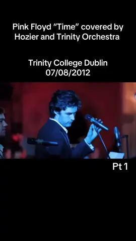It’s so cool to see Hozier in his short lived college days. Imagine if they didn’t record this… #hozier #trinityorchestra #pinkfloyd #time #livemusic #cover 
