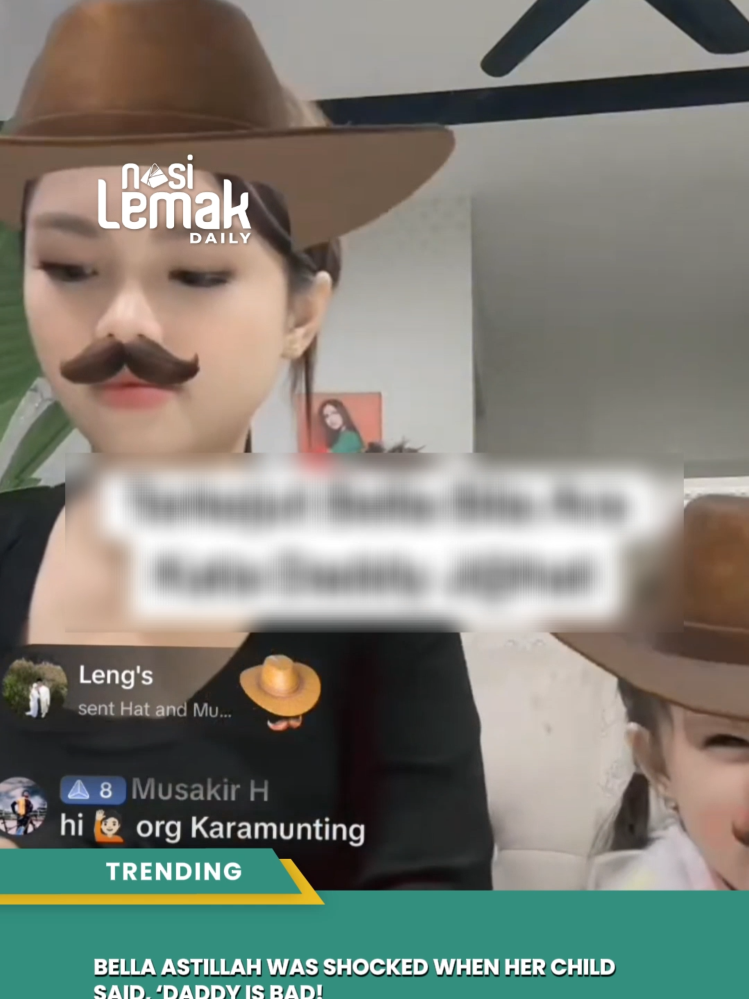 Now the world know.. Source : Tiktok For credit or anything related to the video, you can DM me first, okay 📷 #Nasilemakdaily #foryourpage #nld #fyp #viraltoday #bellaastillah #daddy #livestream