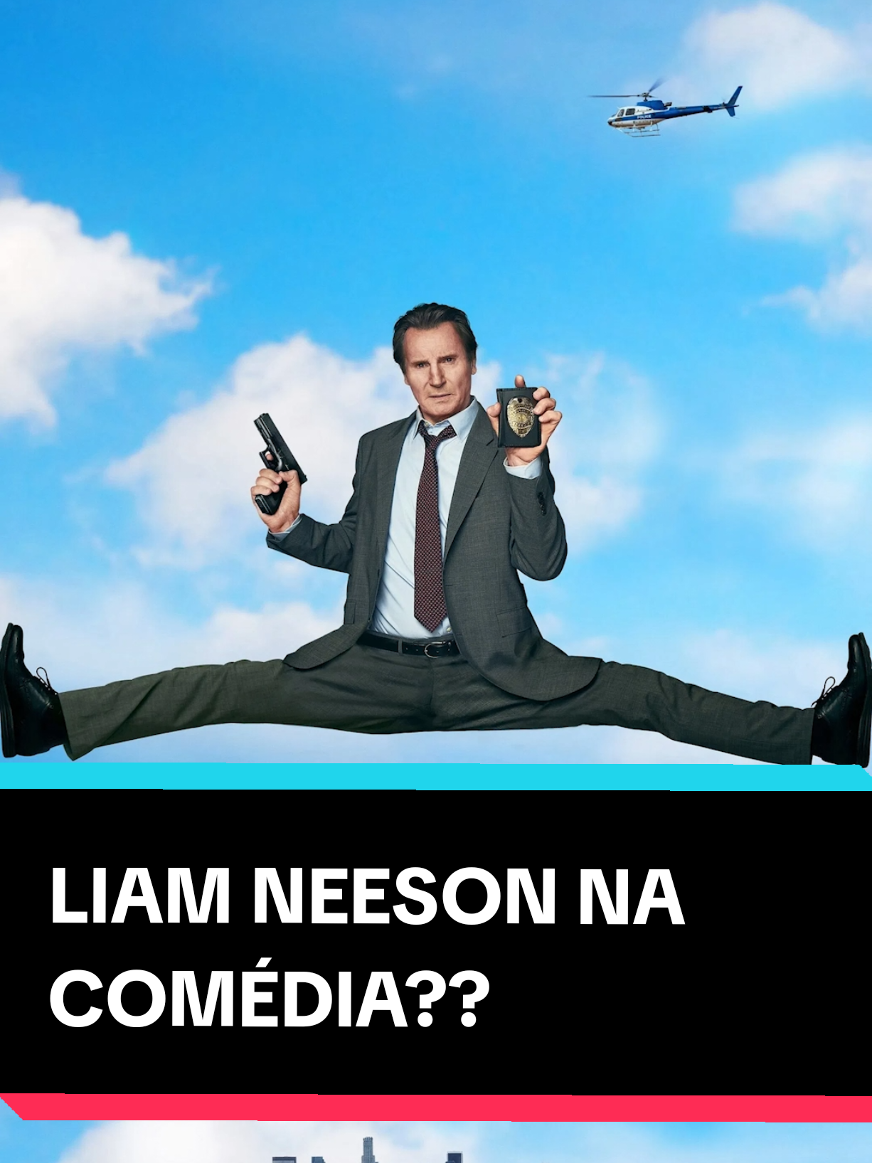 CORRA QUE A POLÍCIA VEM AÍ está voltando com um astro inusitado: Liam Neeson! Será que vai dar certo? #cinema #filmes #filmesdecomedia #corraqueapoliciavemai #liamneeson 