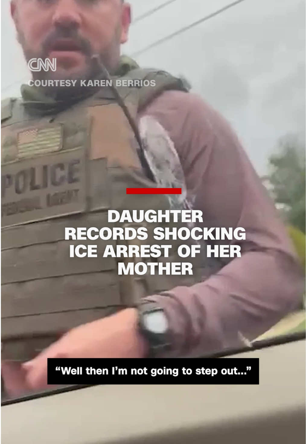 Karen Berrios spoke to CNN after she recorded ICE agents arresting her mother, Elsy Noemi Barrios, who is accused of having ties to MS-13. #cnn #news