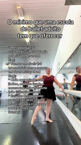 Lembrando que esse é o mínimo. Existem muitas outras coisas! #balletadulto #bailarinaadulta #auladeballet #dancer #ballerinasoftiktok #pravoce #ballerina #plussizedancer #tiktokballet 