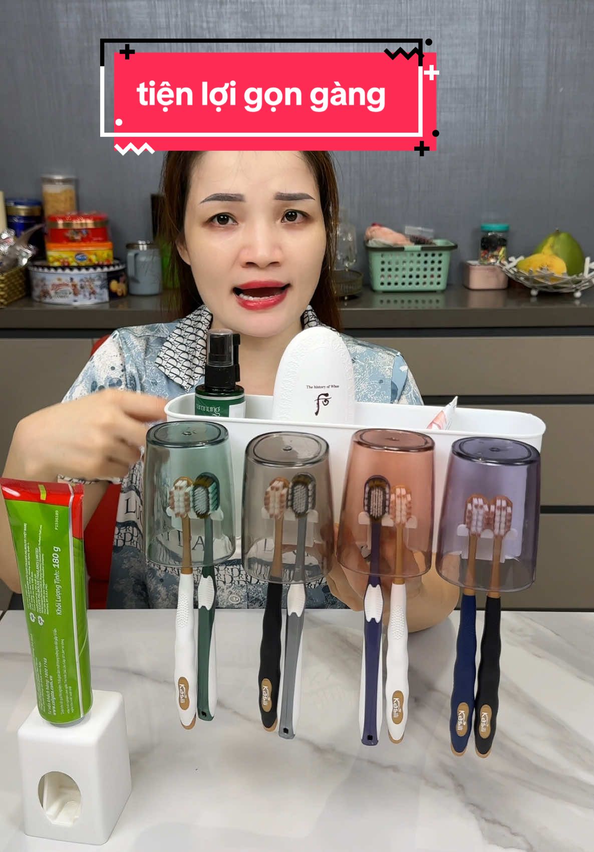 Giúp nhà tắm luôn gọn gàng sạc sẽ nha #oanhoanhtaphoa #kedebanchaikemdanhrang #bonhakemdanhrang #bonhakemtudong #dogiadung 