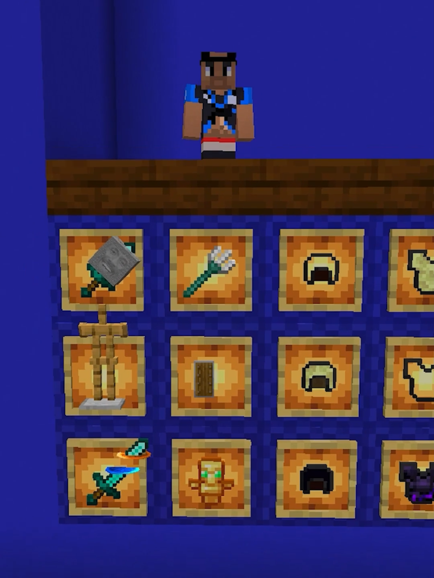 Escolha às cegas #Minecraft