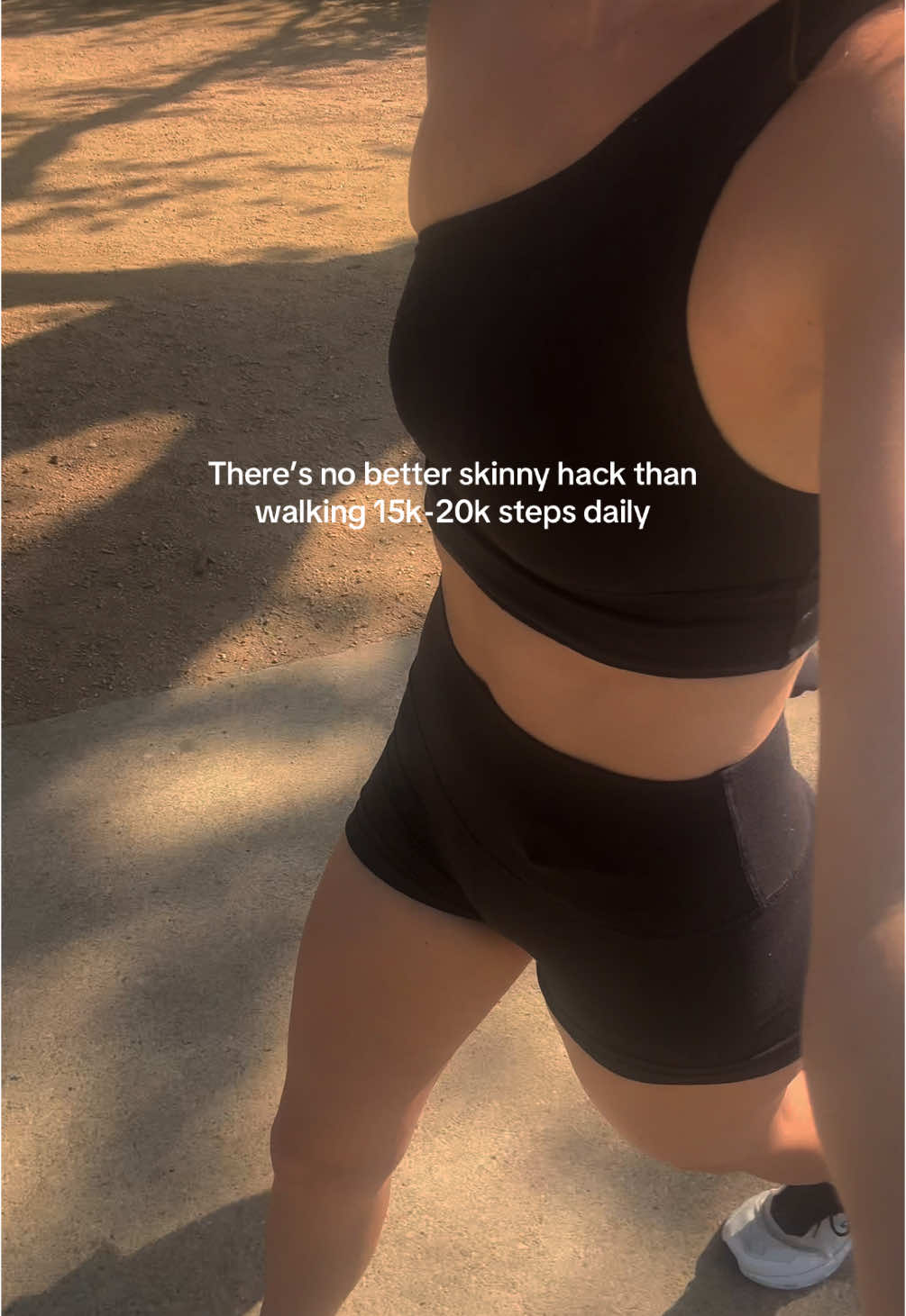 Just make walks a normal part of your routine - walking is amazing for your physical and your mental health. I notice whenever I’m consistently walking 15k+ steps daily, I’m much more slim & tone. Use it as a time to unplug, pray/manifest, think about what you’re grateful for, listen to a podcast - whatever you want, use the time to grow physically & mentally ✨  #healthandwellness #glowuptips #walking 