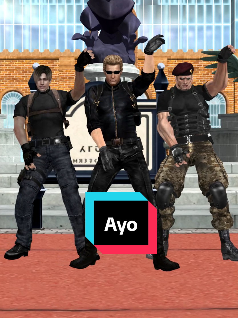 #ayo #chrisbrown #albertwesker #leonkennedy #jackkrauser #residentevil #fypシ #foryou 