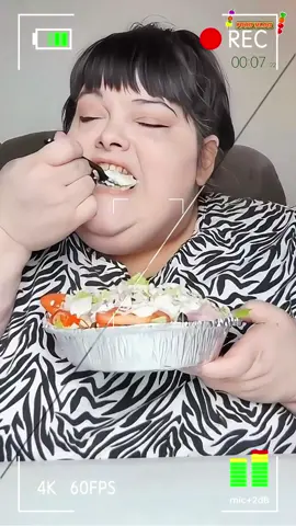 Fatty Eats A Salad For Lunch Chef Salad Mukbang #yummyfood #mukbangs #FoodTok #mukbangfood #foodies #HungryFatchick #foryour #fyp #trendings #virals #Food #asmrfood #Eating #Meal #Salad