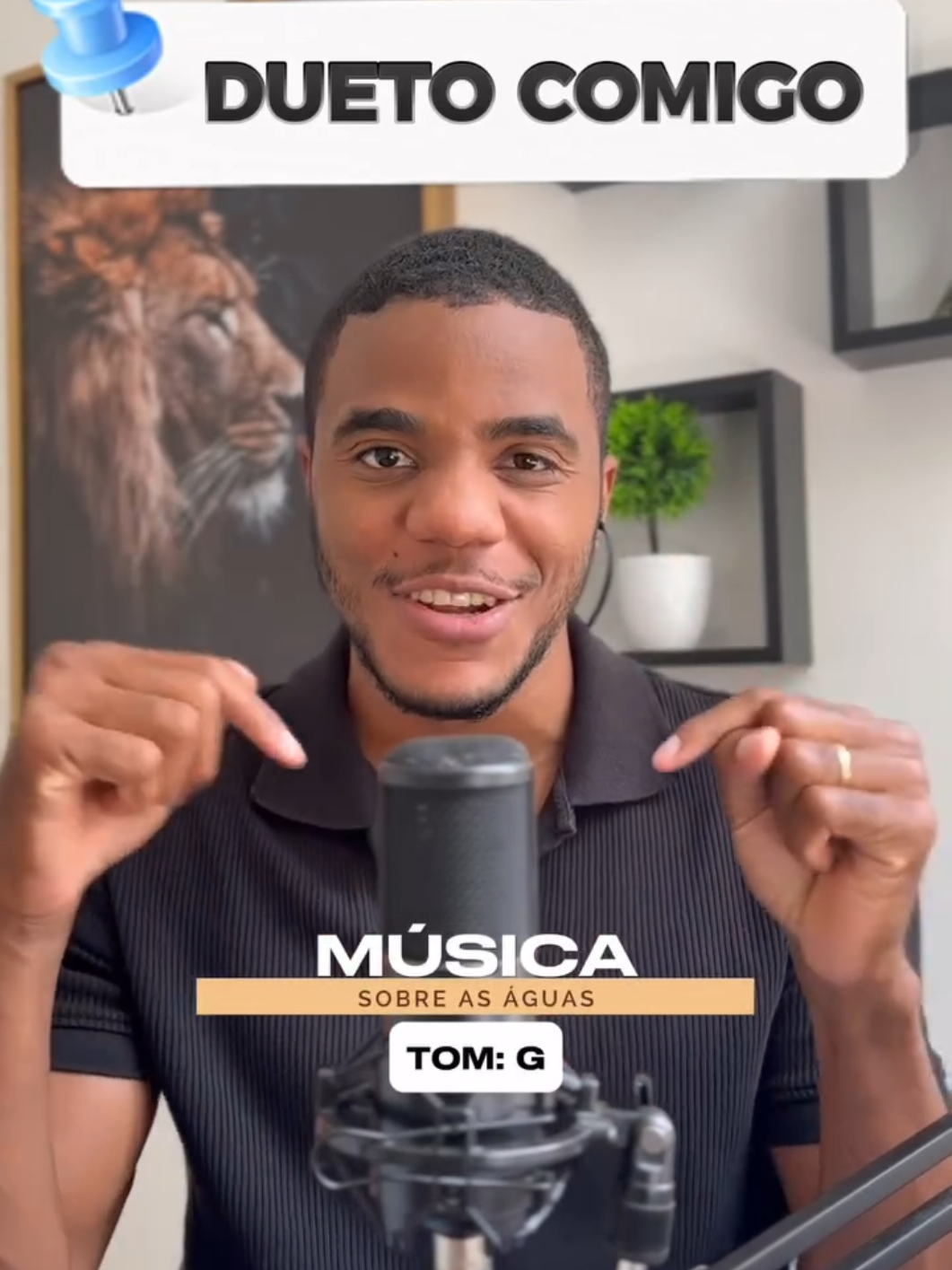 Sobre as águas - Dueto Comigo  Comenta se conseguiu facil ou dificil!!  @Marcoscruzsan  #musica #tecnicasvocais #dueto  #sobreasaguas #davisacer #viral #cristao #dividirvoz 