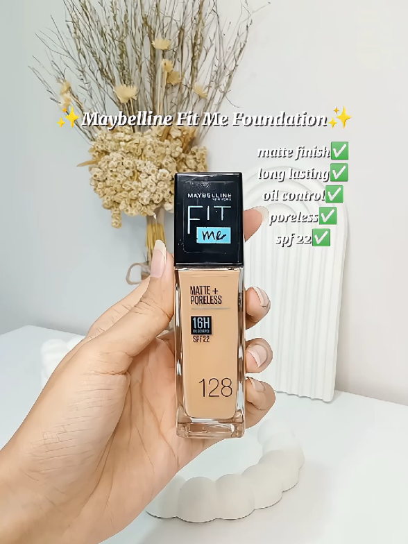 bisa ngecover bekas jerawat ataupun kemerahan di wajah. hasilnya oke banget deh🥰 #maybelline #maybellinefitme #maybellinefitmefoundation #maybellinemakeup #foundation #foundationviral #fullmakeup 