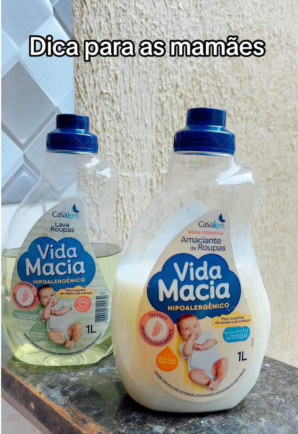 VIDA MACIA, o melhor kit para lavar as roupas do seu bebê, sem se preocupar com a saúde dele! Por aqui amamos, e aí? Comente que eu deixo o link nos comentários! #vidamaciacasakm #maternidade #fypppppppppppppppppppppppp #fyp 