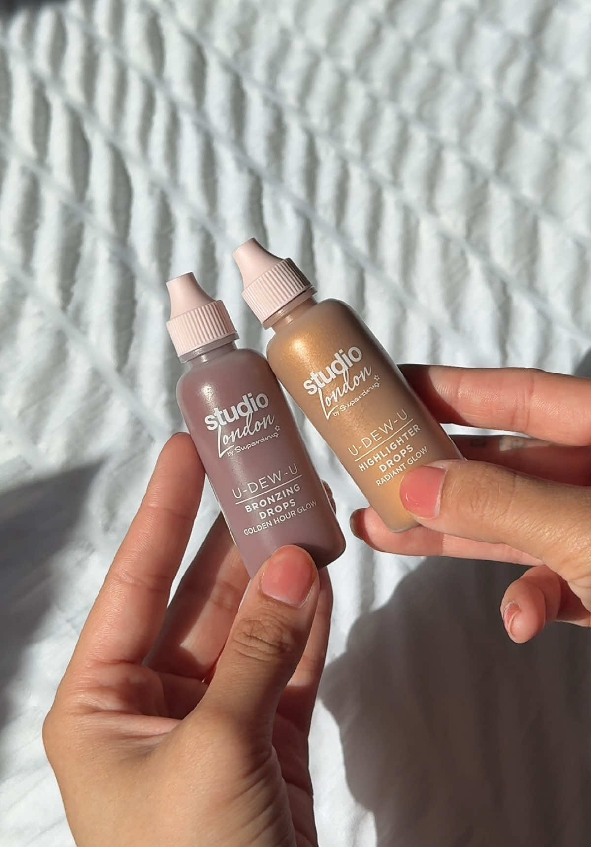 The duo you never knew you needed! ✨ #studiolondonmakeup #studiolondon #trending #makeupfinds #studiolondonbysuperdrug #bronzingdrops #highlighterdrops