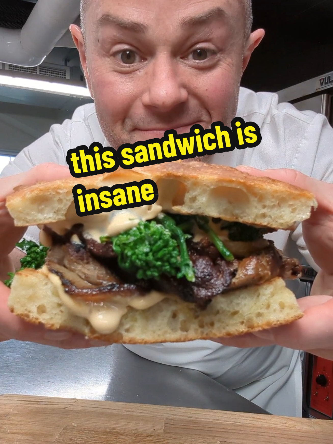 this sandwich is insane marinade: 2.5 lbs pork butt 1/3 cup fish sauce 2 tbsp brown sugar 4 green onions 6 garlic cloves 1/4 cup white vinegar 2 tbsp soy sauce 2 pinches black pepper soy mayo: 1/2 cup mayo 1 tbsp soy sauce splash of Sriracha #banhmi #sandwich #fusionfood #vietnamesefood 