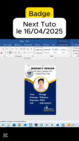 badge sou Word #tutorial #word #badge #wikencydesign 