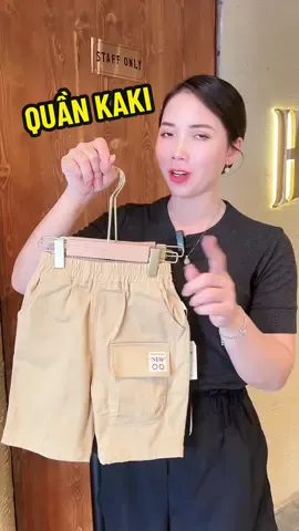 Quần kaki phong cách bé trai #cohuereview #quankaki #quanngobetrai 