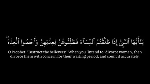 Surah Al-Talaq | Maher Al-Mu‘aiqly #quranrecitation #fypageシ #قران #quran_alkarim #quran #قران_كريم #fyp #islamic_video #muslim #viral #muslimtiktok 