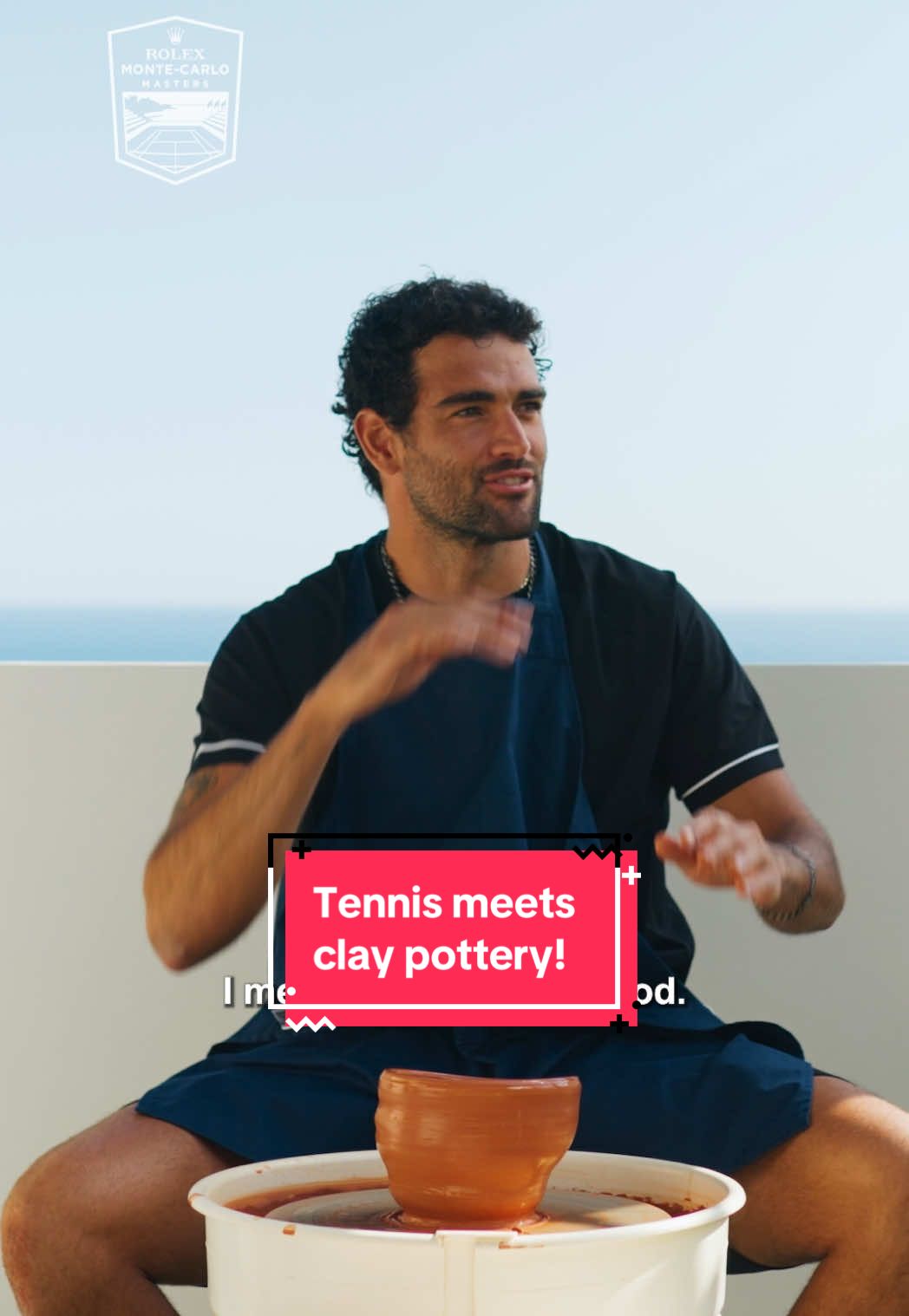 Tennis meets clay pottery 🧱 