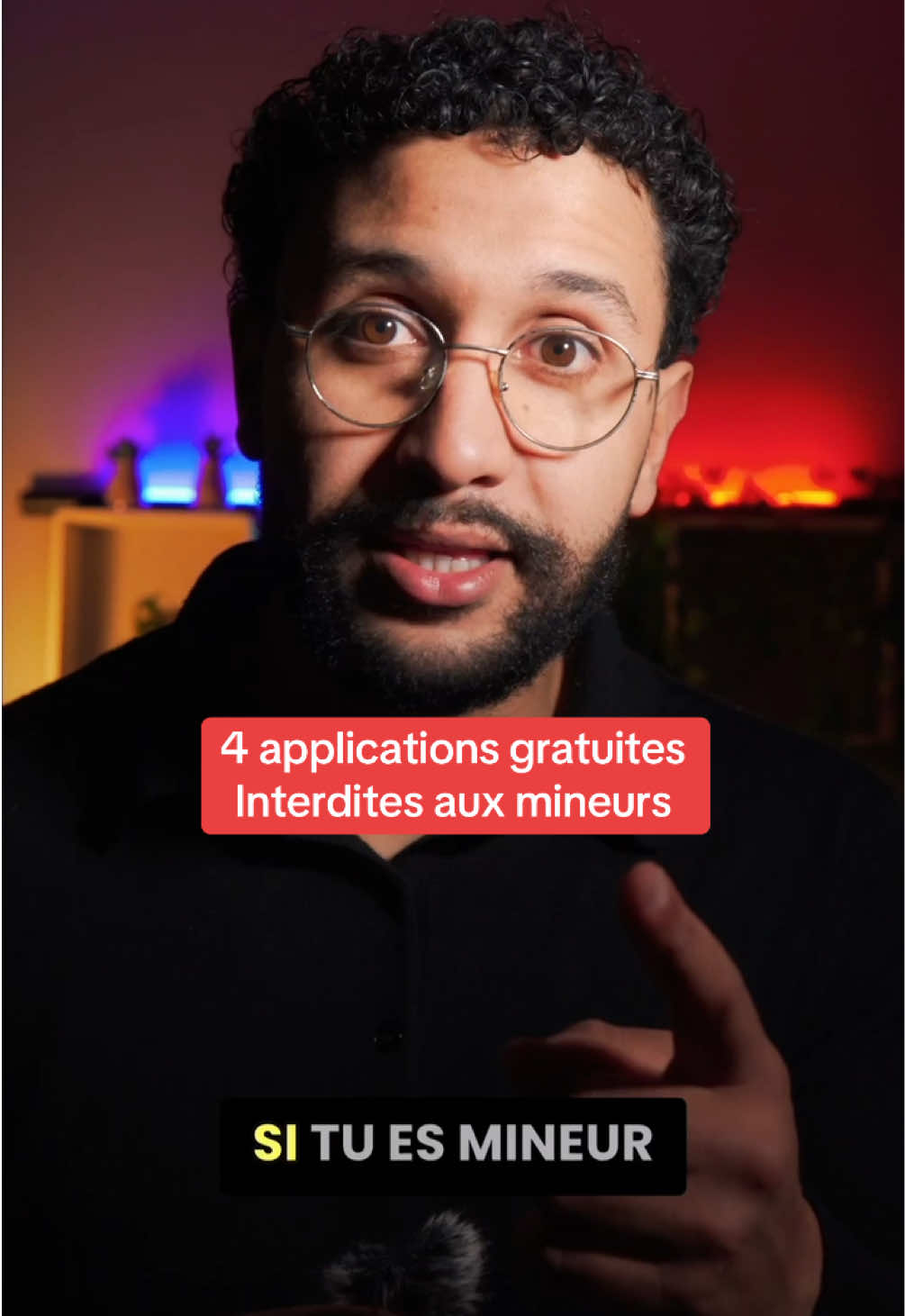 4 applications gratuites et interdites aux mineurs !  #intelligenceartificielle #ia #app #application #telephone 