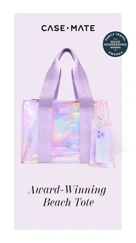 the Award-Winning Beach Totes ✨ Now available on TikTok Shop. #soapbubble #tote #beachtote #waterproofbeachtote #waterprooftote #waterprooftotebag #waterprooftotebagwomen #iridescentbag #summertote #summeressentials #springbreak #springbreakessentials #goodhousekeeping