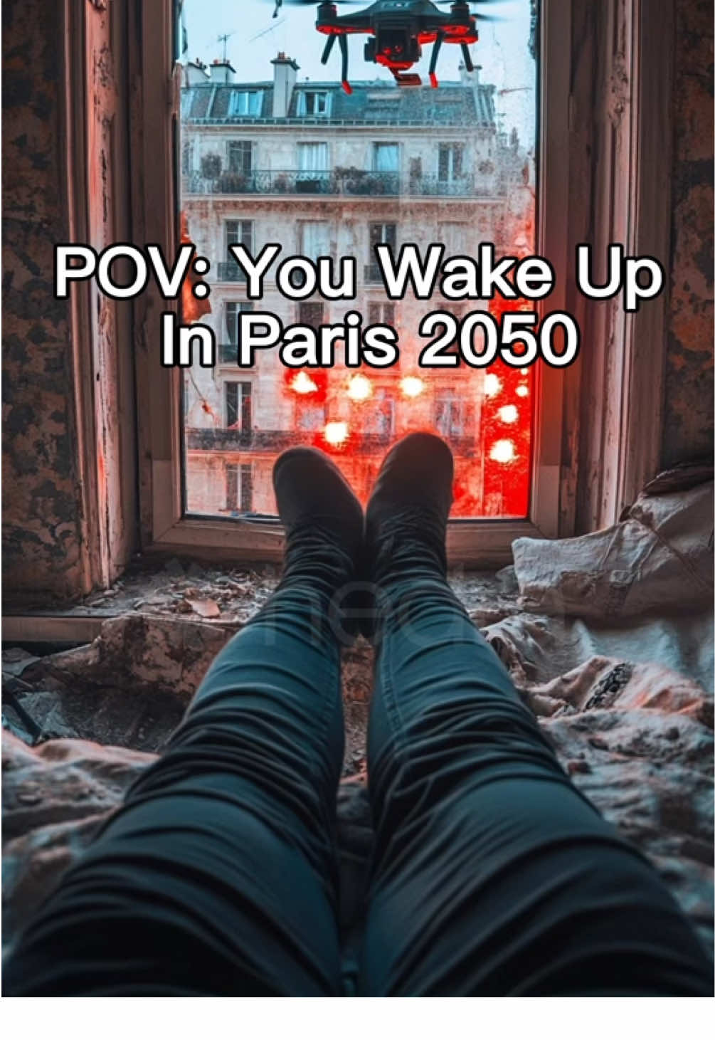 POV: You wake up in Paris 2050 #history #historytok #ai #paris 