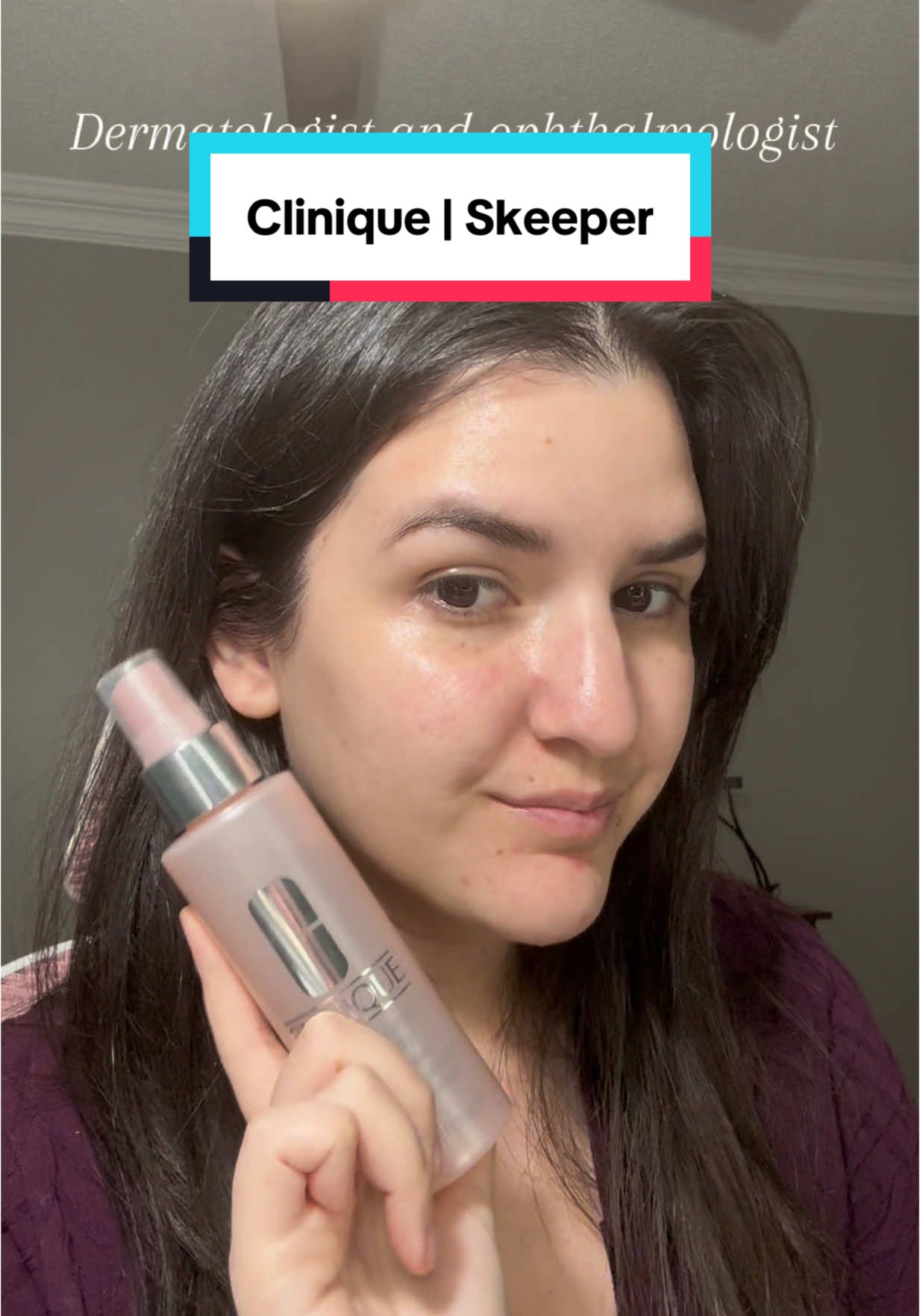 Gracias Clinique por este obsequio 🙏✨ ¡Estoy probando su spray!  @Clinique  #Clinique #BeautyGift #SkincareRoutine #GlowUp #ThankYou#GiftedByClinique #CapCut 