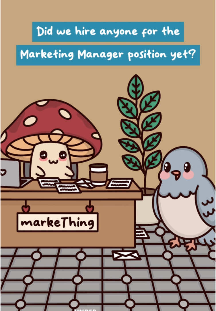 When They Hire Internally 🍄  Original Video: Under Studio x @Greg L. - Career Coach 🤓  #hiring #internal #corporate #office #work #animation #mushroom #bird #understudio