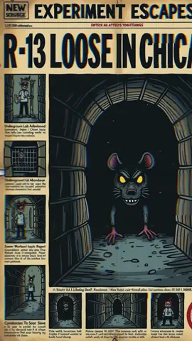 The Chicago War Rat – Project SCURRY 🐀🧬 #educational #historytok #scary #horrorstory #knowledge #facts #DidYouKnow #rat #chicago