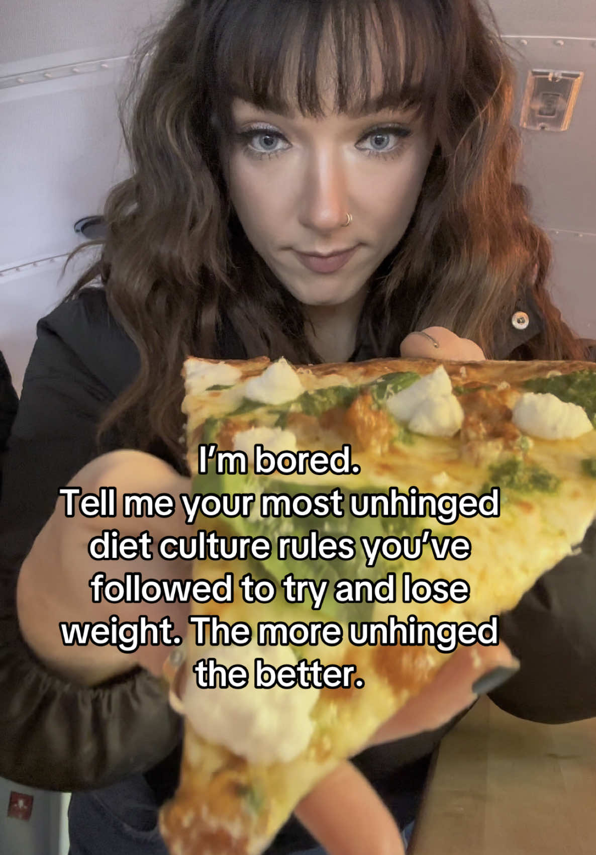 I NEED to know….so I can debunk them for you bestie 😉 #imbored #viral #dietculture #diet #weightloss #howtoloseweight #trend #weightlosshelp 