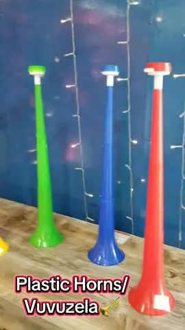 Loud horns/vuvuzela, 57cm🎺 Can be used for cricket games, rallies and parties.  Available in 4 colors  $15.00 Min 6pcs